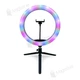 Кільцева лампа 33 см RGB MJ з тринога лампа для селфі лампа для тик струму (1369-1) - зображення 10