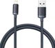 Кабель Baseus Crystal Shine Series USB For Lightning (Apple) Быстрая зарядка 2.4A 1.2m Кабель для Айфона (CAJY000001) Black - изображение 2