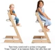 Текстиль для стульчика Stokke Tripp Trapp от 18 месяцев Wheat Cream (100380) (7040351003803) - изображение 6