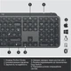 Клавіатура Logitech MX Keys Advanced for Business Wireless Illuminated UA Graphite (920-010251) - зображення 10