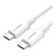 Дата кабель USB-C to USB-C 1.5m US264 18W ABS Cover White Ugreen (60519) - изображение 1