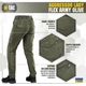 Брюки M-Tac Aggressor Lady Flex Army Olive 24/30 - изображение 6