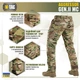 Брюки M-Tac Aggressor Gen.II рип-стоп Multicam 2XL/L - изображение 9
