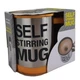 Кружка-мешалка автоматическая Self Stirring Mug 350 мл Оранжевая - изображение 3
