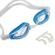 Очки для плавания стартовые Zelart Yingfa Fit 220AF Bright Blue-White - изображение 3