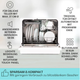 Отдельная посудомоечная машина Emerald 5 Slim с 7 программами сенсорного управления - изображение 5