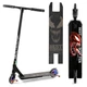 Трюковый самокат Best Scooter SIMBIOTE 97683 с рулевой системой HIC, колеса 120 мм + 2 пеги, Черно-красный - изображение 1