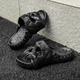Повседневные тапочки Skull для пляжа и улицы Черные 36р 23см Без бренда (Skslip36black) - изображение 15