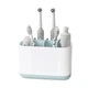 Органайзер для зубних щіток Large Toothbrush Caddy підставка для ванної кімнати Blue - зображення 2
