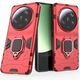 Чехол с подставкой Deexe Hybrid Case для Xiaomi 13 Ultra - Red - изображение 1