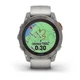 Смарт-часы Garmin Fenix 7 Pro Sapphire Solar Edition Titanium with Fog Gray/Ember Orange Band (010-02777-21) - изображение 7