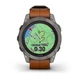 Смарт-часы Garmin Fenix 7 Pro Sapphire Solar Edition Titanium with Chestnut Leather Band (010-02777-30) - изображение 7