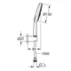 Гарнітур душовий GROHE RAINSHOWER 26581000 - зображення 3