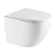 Унітаз Omnires Ottawa Comfort 54x365 підвісний без обідка сидіння дюропласт white gloss OTTAWACMWBP - зображення 2