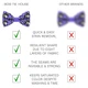 Бабочка Bow Tie House фиолетовая Веселый Скунс 10378 - изображение 3