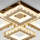 Потолочная светодиодная люстра 148W на 4 плафона LED квадрат с диммером 3000-6000К SY-201909/2+2 FG Svet - изображение 5
