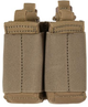 Підсумок для магазинів 5.11 Tactical Flex Double Pistol Mag Pouch 2.0 56669-134 Бежевий (2000980574872) - зображення 3