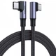 Кабель USB 2.0 Type-C M-M UGREEN US335 70698 90° 2м 20V/5A 100W - зображення 1