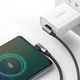 Кабель USB 2.0 Type-C M-M UGREEN US335 70698 90° 2м 20V/5A 100W - зображення 3