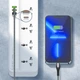 Удлинитель сетевой Ldnio SC5415 3USB Type-C 5 розеток 2м белый - изображение 5