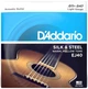 Струны для акустических гитар D'Addario EJ40 SILK & STEEL FOLK REGULAR LIGHT (11-47) - изображение 1