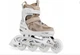 Роликовые коньки Blackwheels Flex Pro бежевые 38-41 женские регулируемые - изображение 2