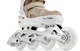 Роликовые коньки Blackwheels Flex Pro бежевые 38-41 женские регулируемые - изображение 5