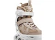 Роликовые коньки Blackwheels Flex Pro бежевые 38-41 женские регулируемые - изображение 7