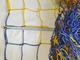 Сетка повышенной прочности D 3.5 ячейка 12см Septima-sport для мини-футбола, гандбола, футзала (комплект 2 шт.) Желто-синий - изображение 4