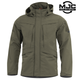 Хардшелл дощовик Pentagon HURRICANE SHELL JACKET K07014 Medium, RAL7013 (Олива) - зображення 1