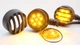 Поворотники LED гриль для мотоцикла с решеткой, металлические 12v. - изображение 9