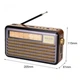 Радиоприемник аккумуляторный M-521BT-S, FM/AM/SW, Bluetooth с солнечной зарядкой - изображение 3