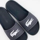 Мужские шлепанцы для пляжа Lacoste 556805117 46 (12) 30 см Синие (1159786076) - изображение 4