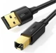 Кабель UGREEN US135 USB-A 2.0 - USB-B 2.0 Cable, 1.5 m Black - изображение 2