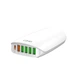 Адаптер сетевой Ldnio A6573C 5USB, Type-C, PD65W, QC3.0, белый - изображение 1