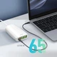 Адаптер сетевой Ldnio A6573C 5USB, Type-C, PD65W, QC3.0, белый - изображение 5
