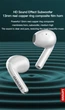 Bluetooth наушники Lenovo Thinkplus Earphone BT 5.2 TWS White(6928760100164) - изображение 2