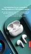 Bluetooth наушники Lenovo Thinkplus Earphone BT 5.2 TWS White(6928760100164) - изображение 3