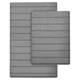 Коврики для ванной комнаты полоска Homytex 2 пр. Grey - изображение 1