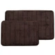 Коврики для ванной комнаты полоска Homytex 2 пр. Brown - изображение 4