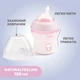 Пластиковая бутылочка Chicco Natural Feeling, медленный поток, 0+, 150 мл, розовая 81311.10 - изображение 7