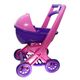 Коляска для кукол Doloni Toys с люлькой, розово-фиолетовая 0121/02 - изображение 1