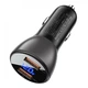 Зарядное устройство ACEFAST 2хUSB 45W QC Metal Digital Display Black (DISPLAY CAR CHARGER_B7) - изображение 3