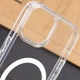 Чехол на Apple iPhone 13 / для айфон 13 с магсейф MagSafe (Прозрачный) - изображение 7