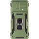Ударостійкий чохол Camshield Army Ring для Xiaomi Poco X5 Pro 5G / Note 12 Pro 5G Оливковий/Army Green - изображение 2