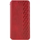 Шкіряний чохол-книжка GETMAN Cubic (PU) для Samsung Galaxy A16 4G/5G Червоний - изображение 1