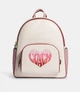 Рюкзак шкіряний Coach Court Backpack Chalk Multi 34171667bl - зображення 1