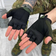 Безпалі перчатки Mechanix Logo із захисними гумовими накладками та вставками TrekDry олива - зображення 2