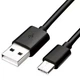 Кабель Universal для Samsung EP-DG970 USB- Type-C 2A поддержка Adaptive Fast Charging для Galaxy Note 8/9/S8/S9 Черный - изображение 3