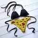 Роздільний чорний купальник з квітковим принтом Asos Swim 8608 XXS (38) - зображення 3